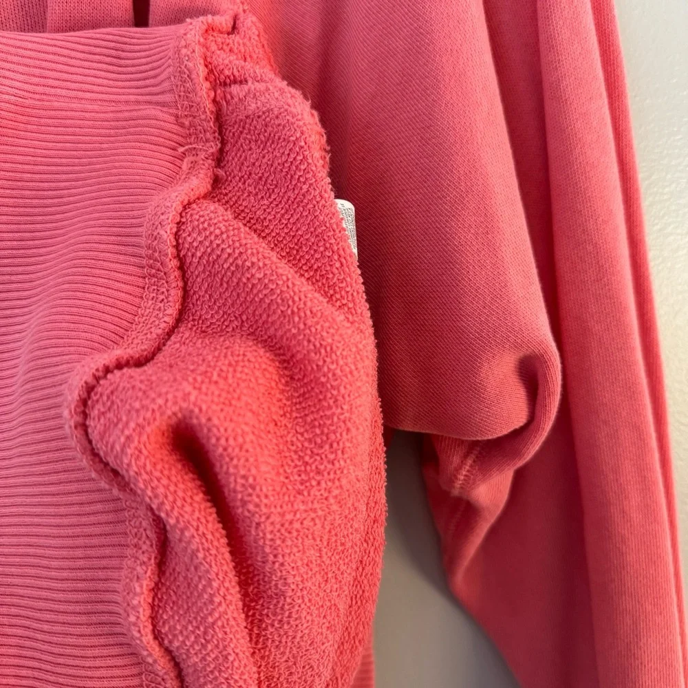 Aerie Coral Pink Sweatshirt Size Small - Picture 4 of 4